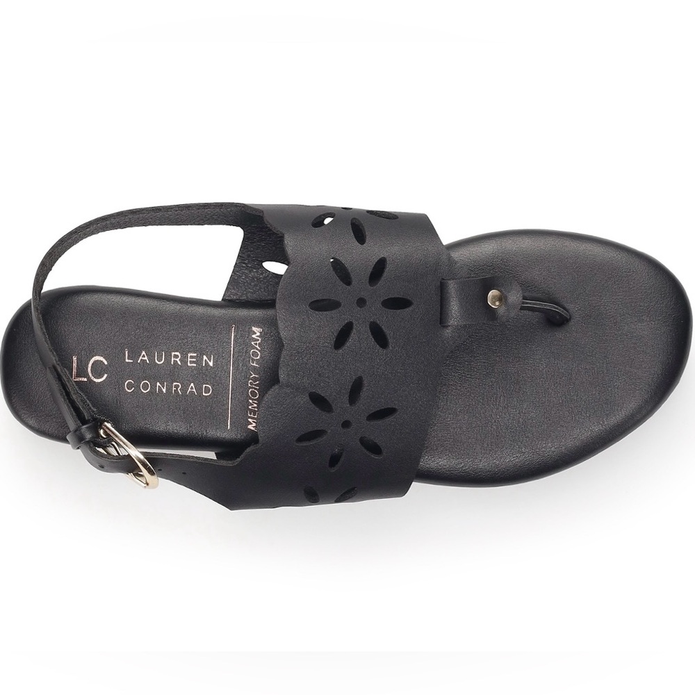 LC Lauren Conrad Jarrah women's floral sandals